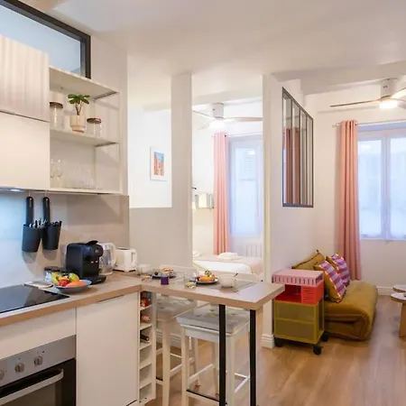 L59 La Loge Vieux Nice, Ac & Wifi アパート *
